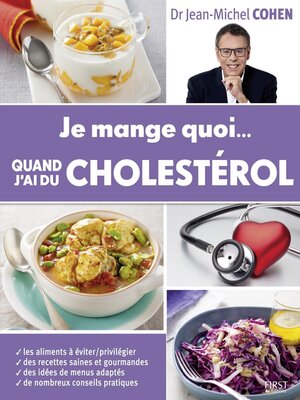 cover image of Je mange quoi... quand j'ai du cholestérol